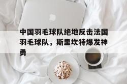 开云体育在线-中国羽毛球队绝地反击法国羽毛球队，斯里坎特爆发神勇的简单介绍
