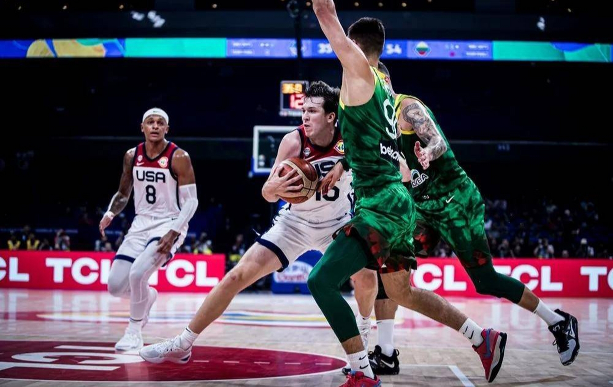 立陶宛代表团在篮球比赛中获胜 立陶宛代表团在篮球比赛中获胜