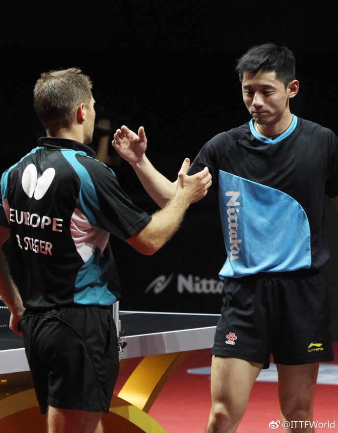 德国队碾压波兰队，张继科带队取胜